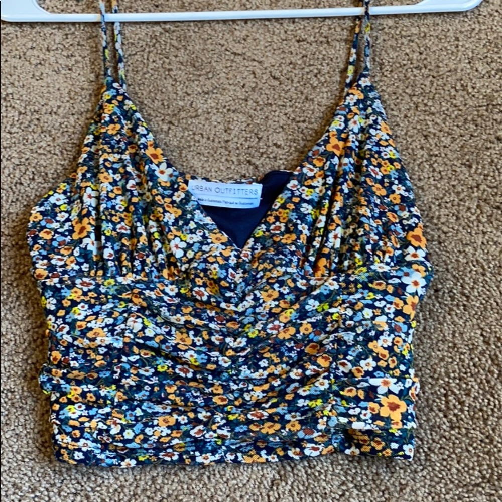 MOODBEAM RUNCHED MESH CAMI